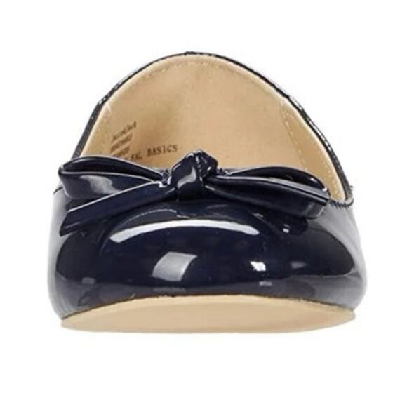 Janie and Jack Classic Ballet Flats (Toddler/Little Kid/Big Kid) Navy Sz 9 - Picture 5 of 7